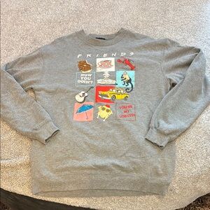 FRIENDS Gray Crewneck Sweater